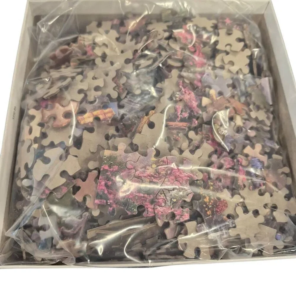 Ceaco Thomas Kinkade Sunday Morning Chapel 1000 pc Jigsaw Puzzle, Box Damaged